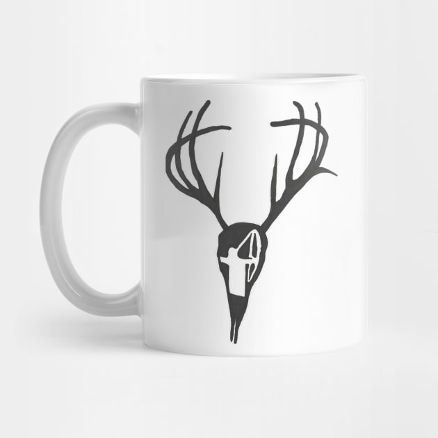 Archery deer hunting skull by andontheartist